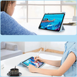 Калъф за Apple iPad Pro 13" 7 gen. 2024 (A2925, Smartcase Hybrid, с място за стилус, син