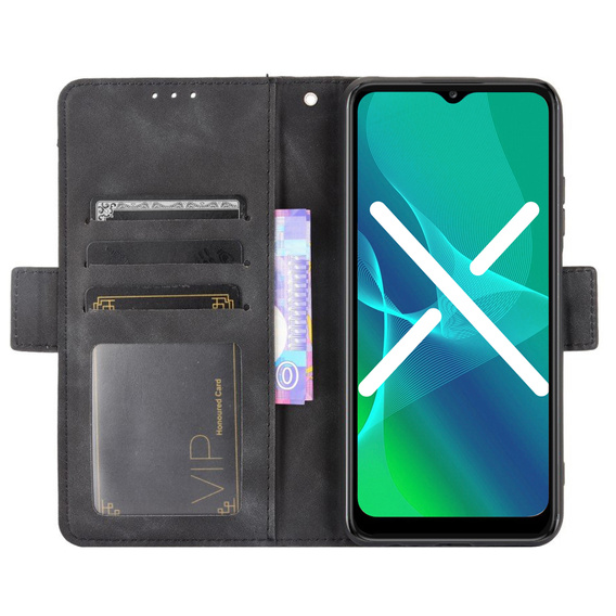 Калъф с капак за Xiaomi 11T / 11T Pro, Card Slot, черен