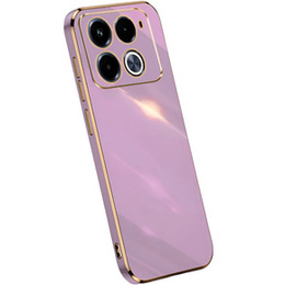Калъф за Infinix Note 40 Pro, Glamour CamShield, лилав