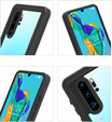 Калъфи IP68 водоустойчив за  Huawei P30 Pro, Redpepper, черен
