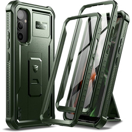 Брониран калъф за Samsung Galaxy A34 5G, Dexnor Full Body (Two Frames), зелен
