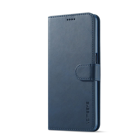 Калъф с капак за Oppo Reno 4 Z 5G, LC.IMEEKE, син
