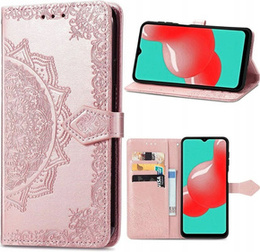 Калъф с капак за Samsung Galaxy M52 5G, Mandala, розов