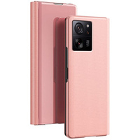 Калъфи за Xiaomi 13T / 13T Pro / Redmi K60 Ultra, Clear View, розов rose gold