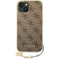 Калъфи GUESS за iPhone 14 4G Charms Collection Hardcase, кафяв