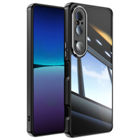 Калъф за Sony Xperia 1 VI, Fusion Hybrid, със защита на камерата, прозрачен / черен