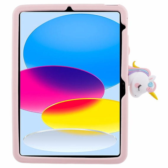 Etui dla dzieci do Apple iPad 10.2 2021 / 2020 / 2019, Pancerne, dziecięce, Rose gold różowe