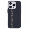 Калъфът за iPhone 15 Pro Max, Carbon Fiber MagSafe, черен