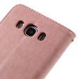 Калъф с капак за Samsung Galaxy J5 2016, Butterfly, розов