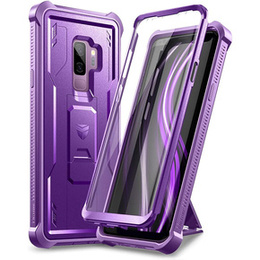 Брониран калъф за Samsung Galaxy S9 Plus, Dexnor Full Body, лилав