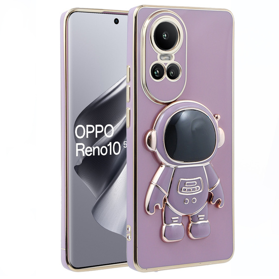 Калъфи за Oppo Reno 10 / 10 Pro, Astronaut, лилав