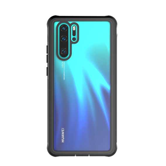 Калъф за Huawei P30 Pro, Shockproof, с фолио, черен