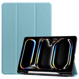 Калъф за Apple iPad Pro 13" 7 gen. 2024 (A2925, Smartcase с място за стилус, син