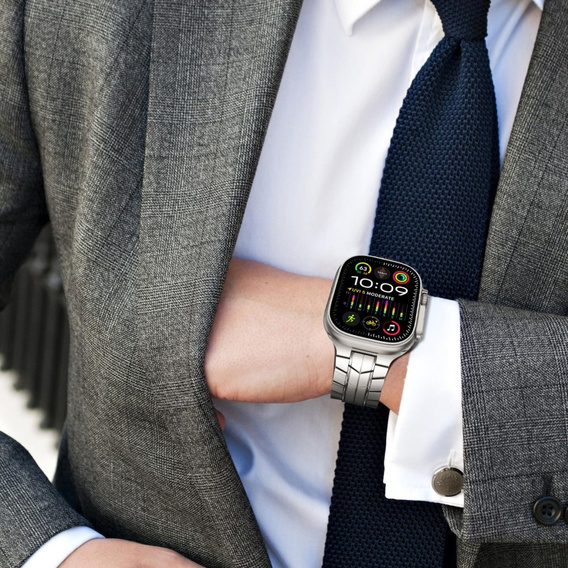 Гривна за Apple Watch 1/2/3/4/5/6/7/8/9/SE/ULTRA/ULTRA 2 42/44/45/49MM, титан