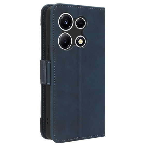 Калъф с капак за Infinix Note 30 VIP, Card Slot, тъмносин