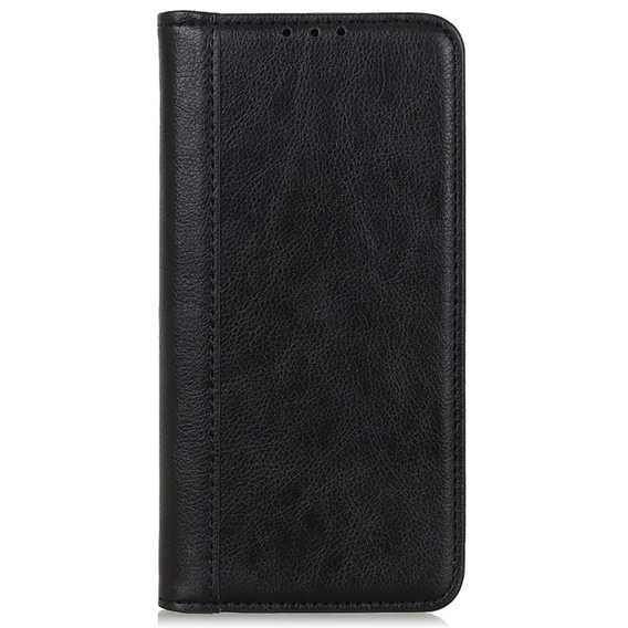 Калъфи за Sony Xperia 5 V, Wallet Litchi Leather, черен