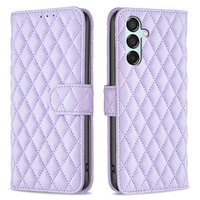 Калъф с капак за Samsung Galaxy M15 5G, Wallet, BINFEN COLOR, лилав