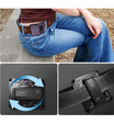 брониран калъф за Samsung Galaxy Z Flip 4 5G, Dexnor Clip Holder, лилав