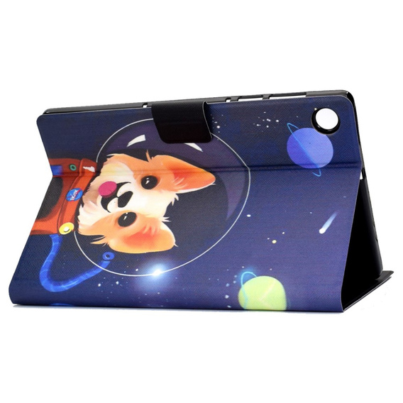 Калъфи за Lenovo Tab M10 Plus 10.6 Gen 3 125F/128F, Stand Case Card Slot, astronaut dog