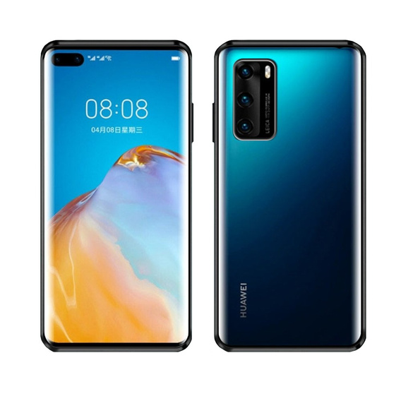 Калъфът за Huawei P40, Magnetic Dual Glass, черен