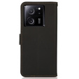 KHAZNEH RFID калъф за Xiaomi 13T / 13T Pro, Litchi Texture, черен
