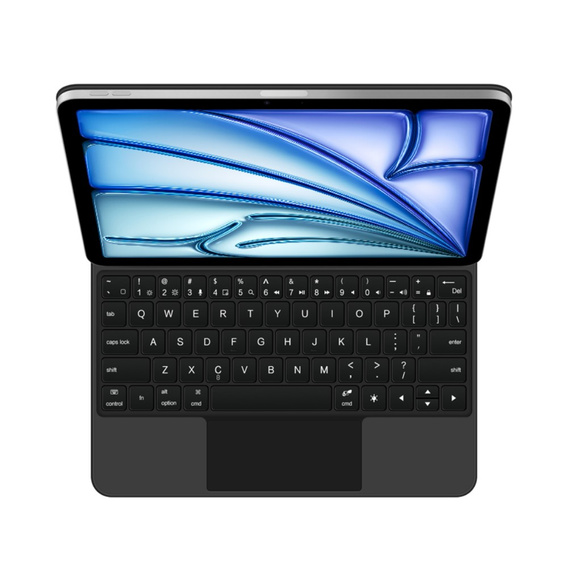 Калъф за клавиатура за iPad Air 13" 2024, Magnetic Keyboard Touchpad, черен