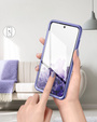 Калъфи за Samsung Galaxy S22, Suritch Full Body Marble, лилав