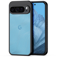 DuxDucis калъф за Google Pixel 9 Pro XL, Aimo Case, прозрачен / черен