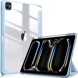 Калъф за Apple iPad Pro 13" 7 gen. 2024 (A2925, Smartcase Hybrid, с място за стилус, син