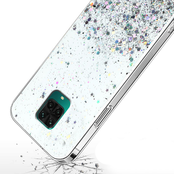 Калъфи за Xiaomi Redmi Note 9S / 9 Pro, Glittery, прозрачен