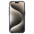 Калъфът за iPhone 15 Pro Max, Carbon Fiber MagSafe, син