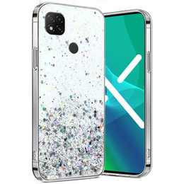 Калъфи за Xiaomi Redmi 9C, Glittery, прозрачен