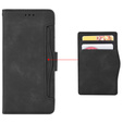 Калъф с капак за Realme GT 6 / 6T, Card Slot, черен