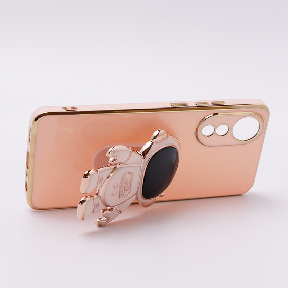 Калъфи за Oppo A78 4G, Astronaut, розов rose gold