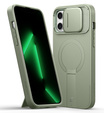 Калъф за iPhone 12 Pro Max / 13 Pro Max, Suritch Shockproof, за MagSafe, зелен