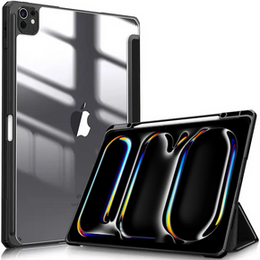 Калъф за Apple iPad Pro 13" 7 gen. 2024 (A2925, Smartcase Hybrid, с място за стилус, черен