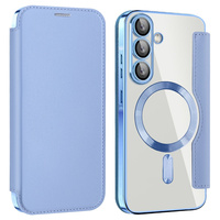 Калъф с капак за Samsung Galaxy A26, RFID Wallet MagSafe CamShield, син