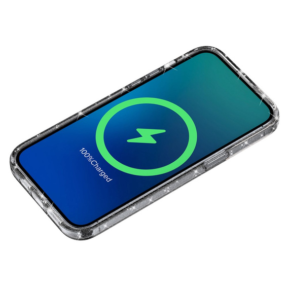 Калъфи за iPhone 14 Pro, Dropproof MagSafe Glitter, черен