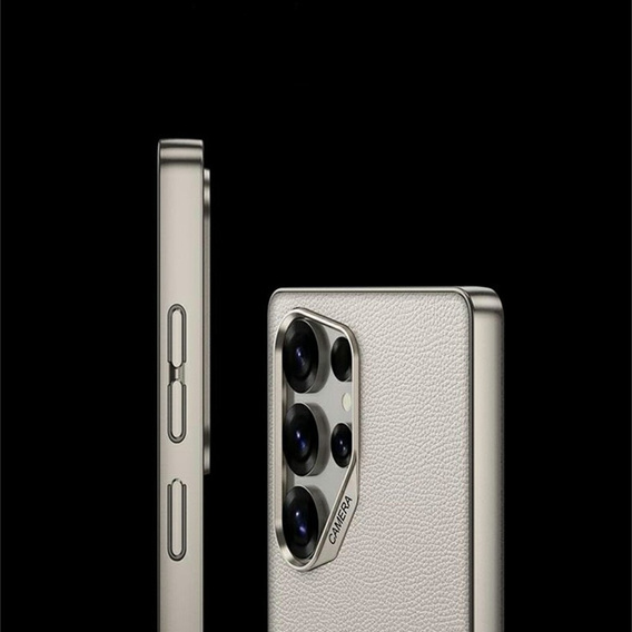 Калъфи за Samsung Galaxy S25 Ultra, GKK Leather, титаниево сиво