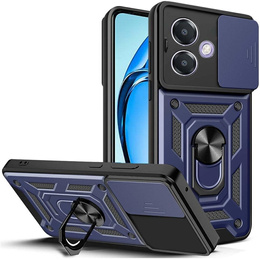 Брониран калъф за Oppo A40 / Oppo A40m, CamShield Slide, син