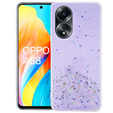 Калъфи за Oppo A58 4G, Glittery, лилав