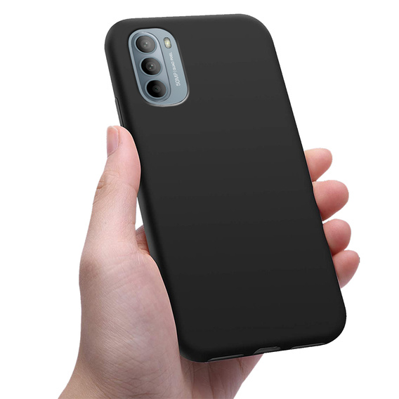 тънък калъф за Motorola Moto G51 5G, Slim, черен
