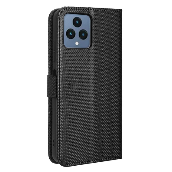 Калъф с капак за T Phone 5G, Wallet Magnet, черен