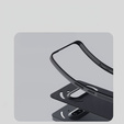Калъфът NILLKIN за Nothing Phone 3a, Frosted Shield, за MagSafe, черен