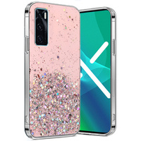 Калъфи за Vivo S7E/ Y73S/ Y70/ V20 SE, Glittery, розов