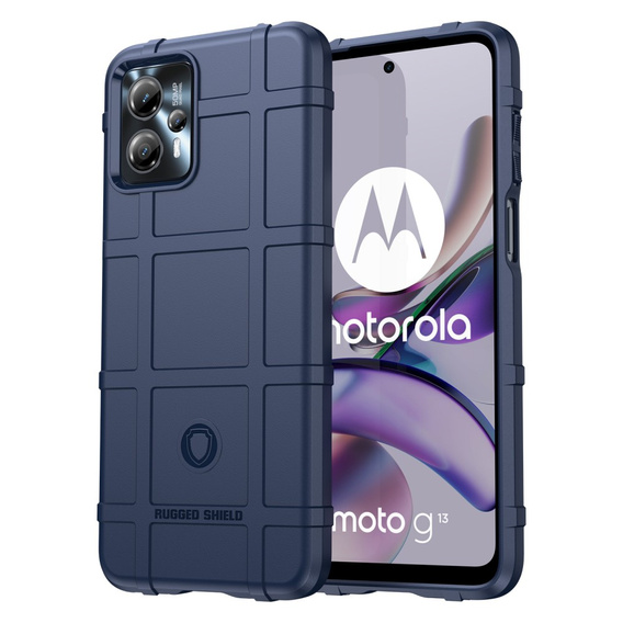 Калъфи за Motorola Moto G13 / G23, Rugged Shield, син