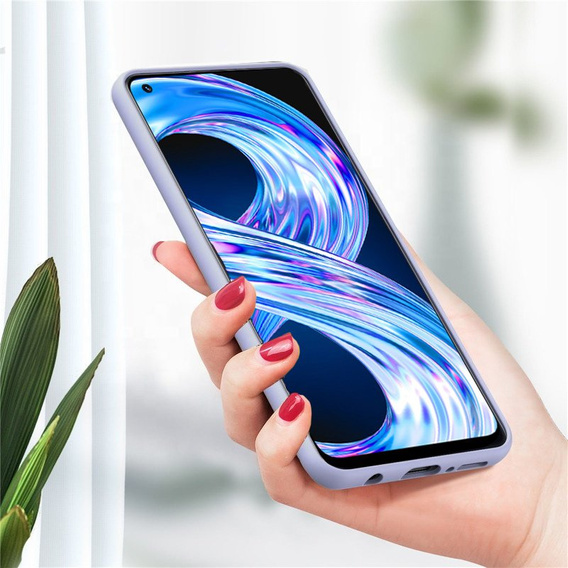 Калъф за Realme 8 / 8 Pro, Silicone Lite, лавандулов