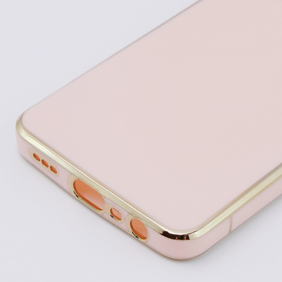 Калъф за Oppo A78 4G, Glamour CamShield, розов rose gold