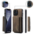 Калъфи за iPhone 14 Pro, DG.MING 2in1, кафе