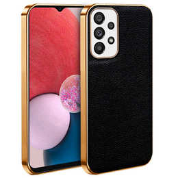 Калъфи за Samsung Galaxy A13 4G, Cowhide Leather, черен